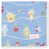 GREENGATE GUARDANAPO LAURA Christmas Azul 40CM